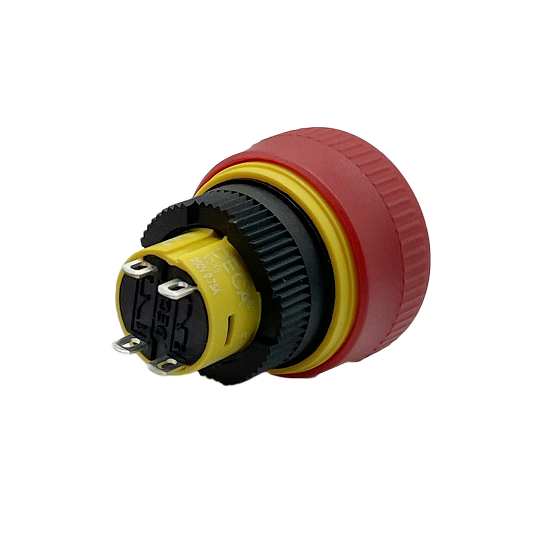 E1E19系列紧急按钮开关 蘑菇头形急停开关头部37.9mm